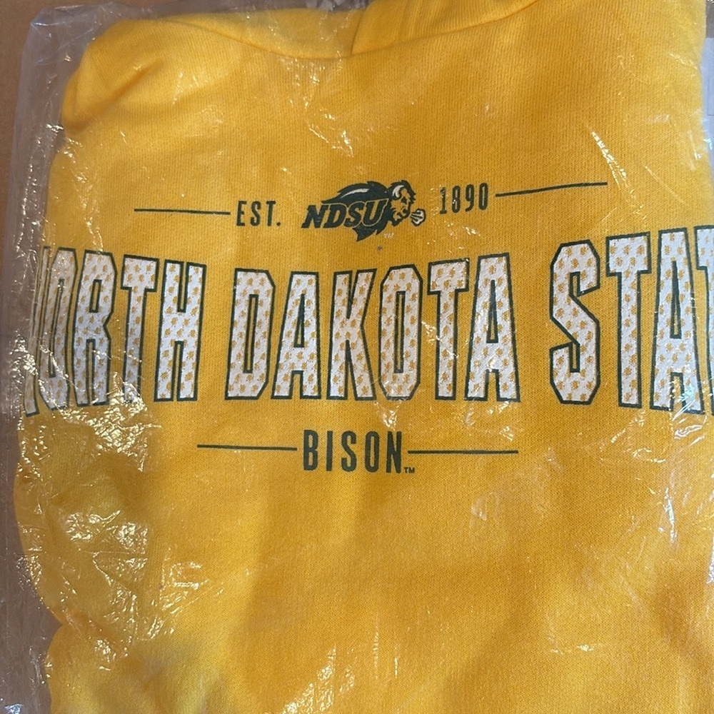 NWT [Champion] North Dakota State Bison NCAA Collegiate Hood Sweatshirt Y M 7/8 - Picture 6 of 8